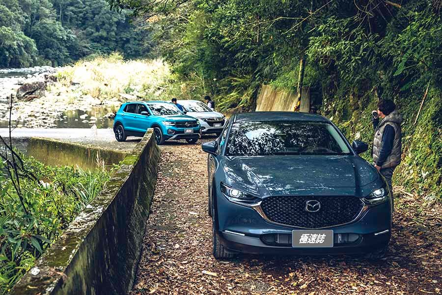 國產進口新舊三款跨界休旅Volkswagen T-Cross vs. Mazda CX-30 vs. Honda HR-V