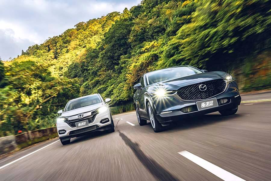 國產進口新舊三款跨界休旅Volkswagen T-Cross vs. Mazda CX-30 vs. Honda HR-V
