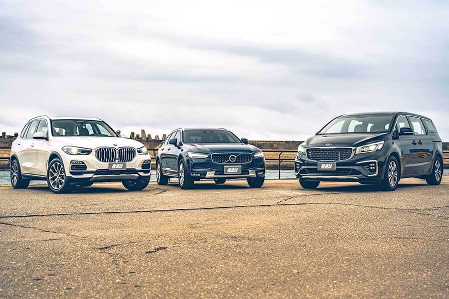 告別寒冷的冬天，現在TG開著BMW X5、Volvo V90 Cross Country和Kia Grand Carnival三輛大車帶大家走走健康行程。