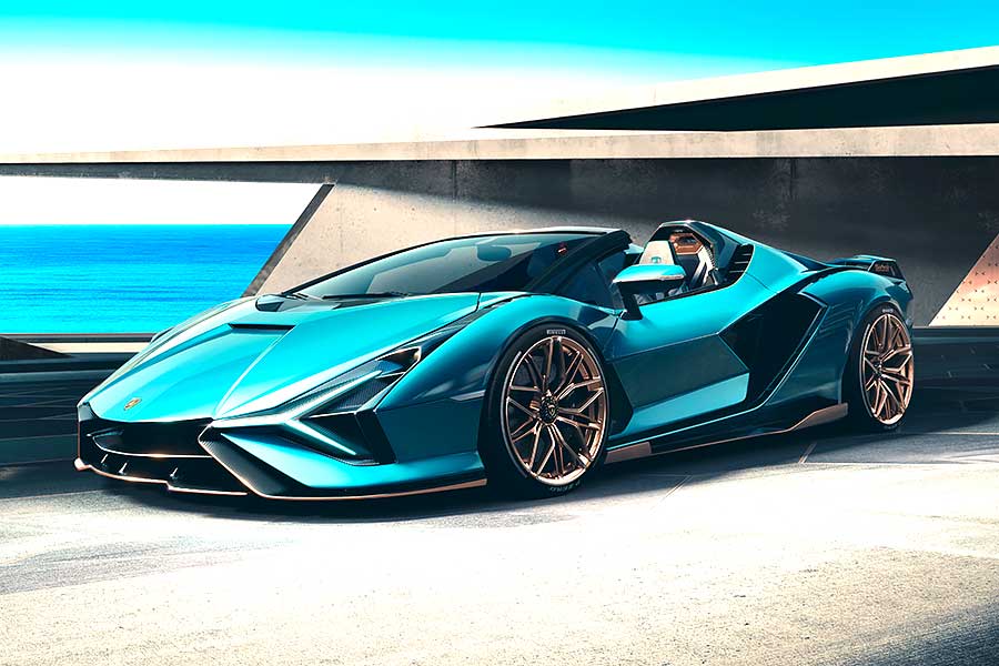 明知有閃電,偏要開車頂,藍寶堅尼真是好樣的!