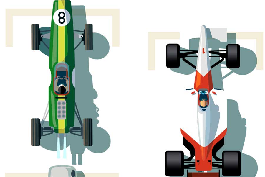 既是賽車手,又是環球知名品牌和英式烤餅迷,Stirling爵士果然從不缺乏啟發性。