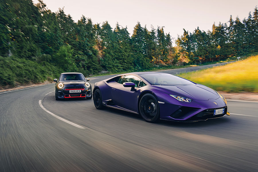 我輩已經確定這是十分認真的升級套裝,但一本正經的新型Mini GP能夠痛宰一部紫色藍寶嗎?