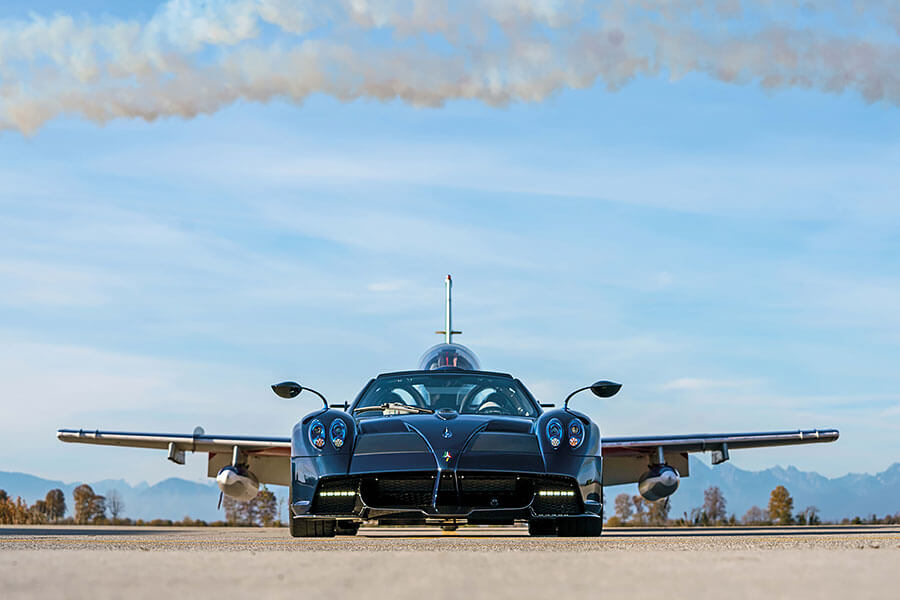 十年一會,帕加尼再向三色箭飛行表演隊致敬!