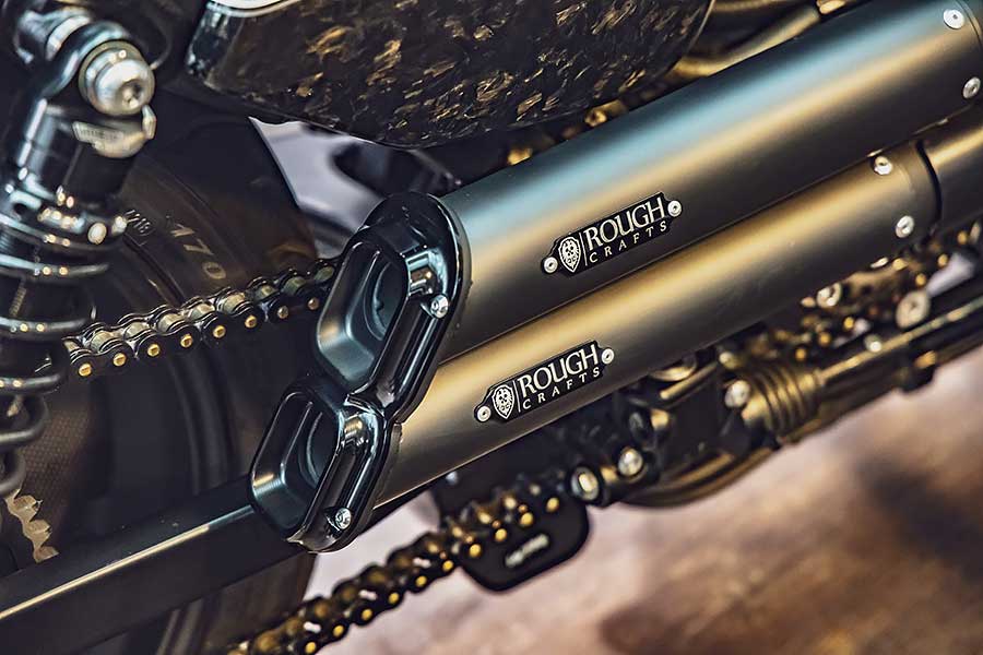 Rough Crafts這些年的成品並不少，每一輛皆為車主精心客制完成心中的那部帥氣模樣，這是客製化的優勢更具稀有獨特性。