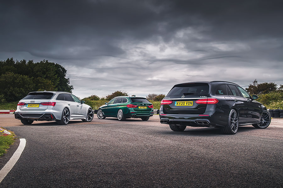 超級旅行車中最壞最兇的大野狼到底出自何門何派呢?家中各人會認同你的選擇嗎?且看奧迪RS 6、賓士E 63 S和Alpina B5一決高下。