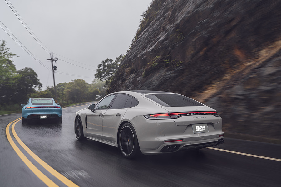 Panamera與Taycan，這組合儼然是經典瑜亮情節的代表作。