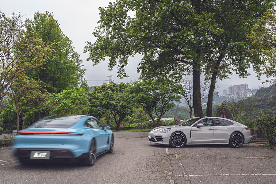 Panamera與Taycan，這組合儼然是經典瑜亮情節的代表作。