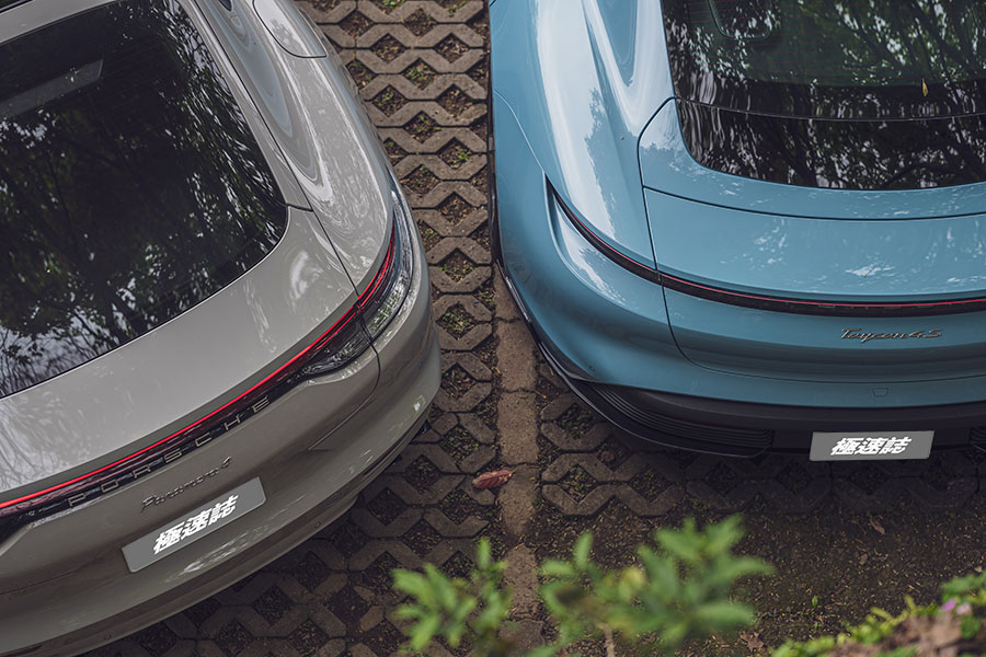 Panamera與Taycan，這組合儼然是經典瑜亮情節的代表作。