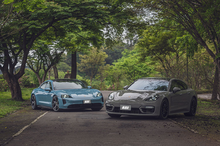Panamera與Taycan，這組合儼然是經典瑜亮情節的代表作。