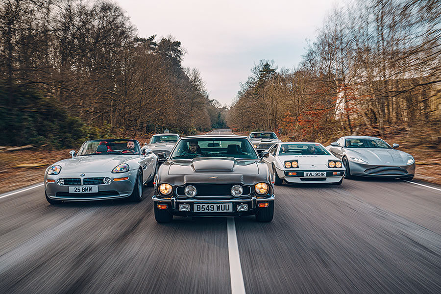 也是時候解決此一紛爭。分別來自007不同時代的六部汽車,總冠軍只有一個,慎之慎之啊007。