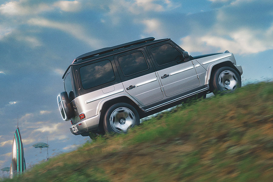 太空裝、外星人,地表最硬賓士已做好航向宇宙,用實力征服未知的所有準備。