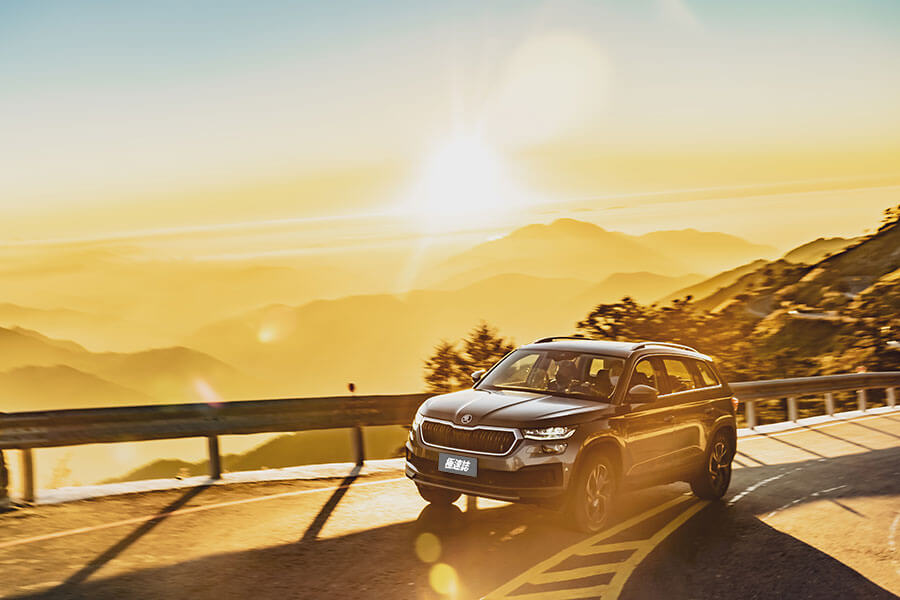 開著Kodiaq,來到台灣高處的一處仙境。