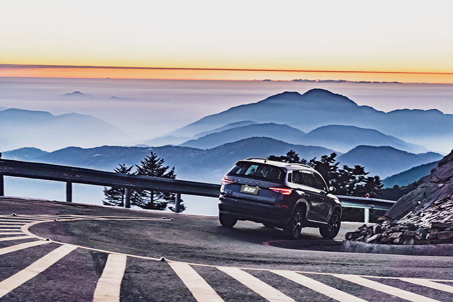 開著Kodiaq,來到台灣高處的一處仙境。