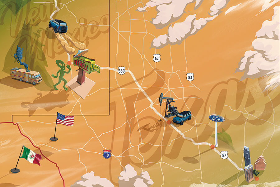 急需從德州趕往科羅拉多嗎?那麼上馬吧,新型Bronco正是為此而生。